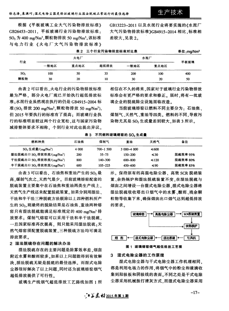 濕式電除塵器是保證玻璃行業濕法脫硫正常運行的*佳選擇