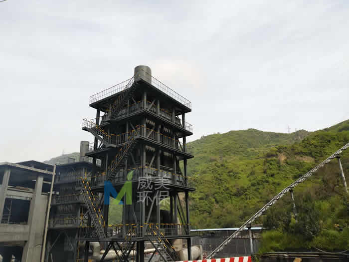 河北威美環保湖北黃磷爐前煙氣濕式靜電除塵器成功運行